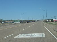 USA - Tucumcari NM - Main Street with Route 66 Sign (21 Apr 2009)